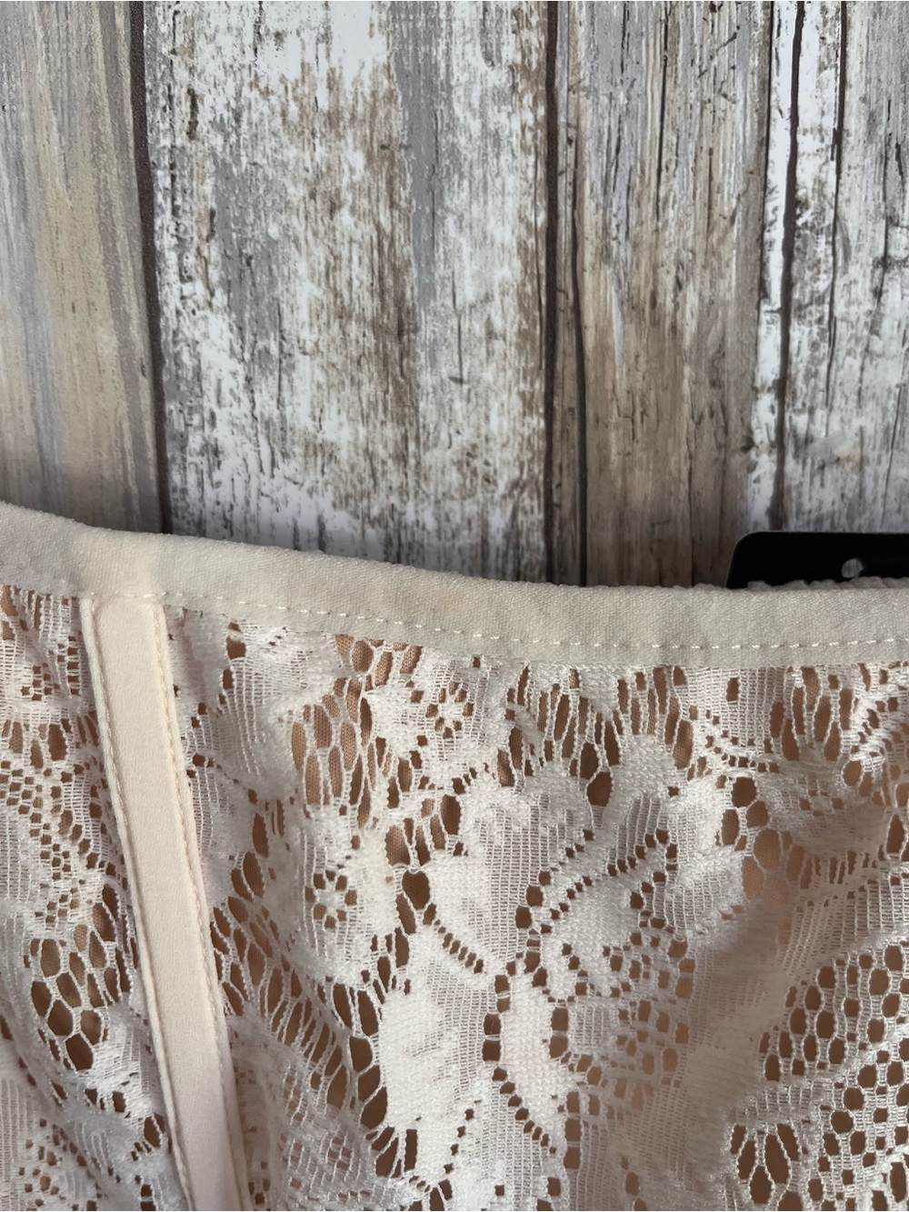 NWT Torrid Lace Power Mesh Corset Crop Top Pristine Cream Size 2 18/20 - Picture 5 of 7